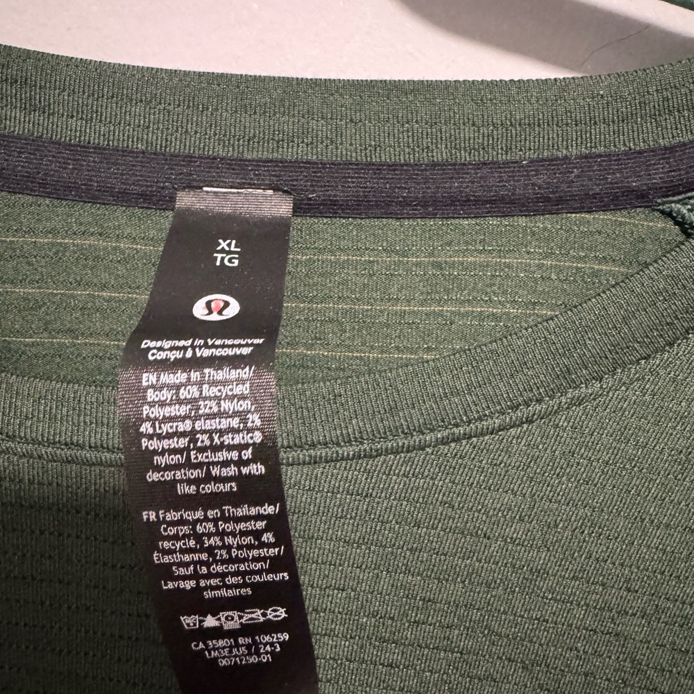 Lululemon Athletica Men’s License to Train shirt. Size XL - Picture 8 of 10